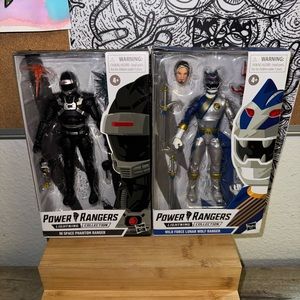 Power Rangers Lightning Collection Wild Force Lunar Wolf  & Space Phantom